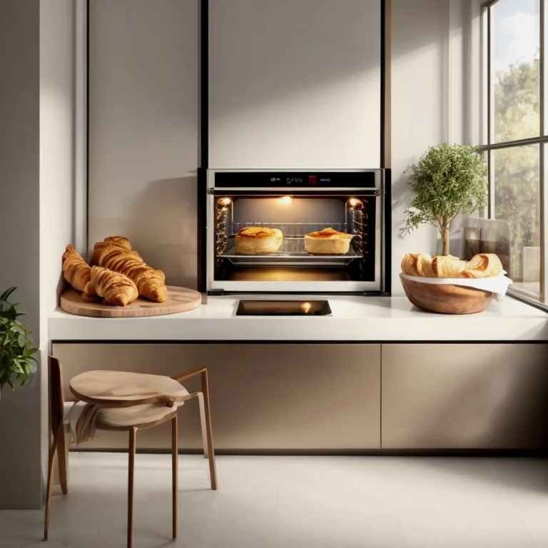 AI-Ofen in moderner Küche